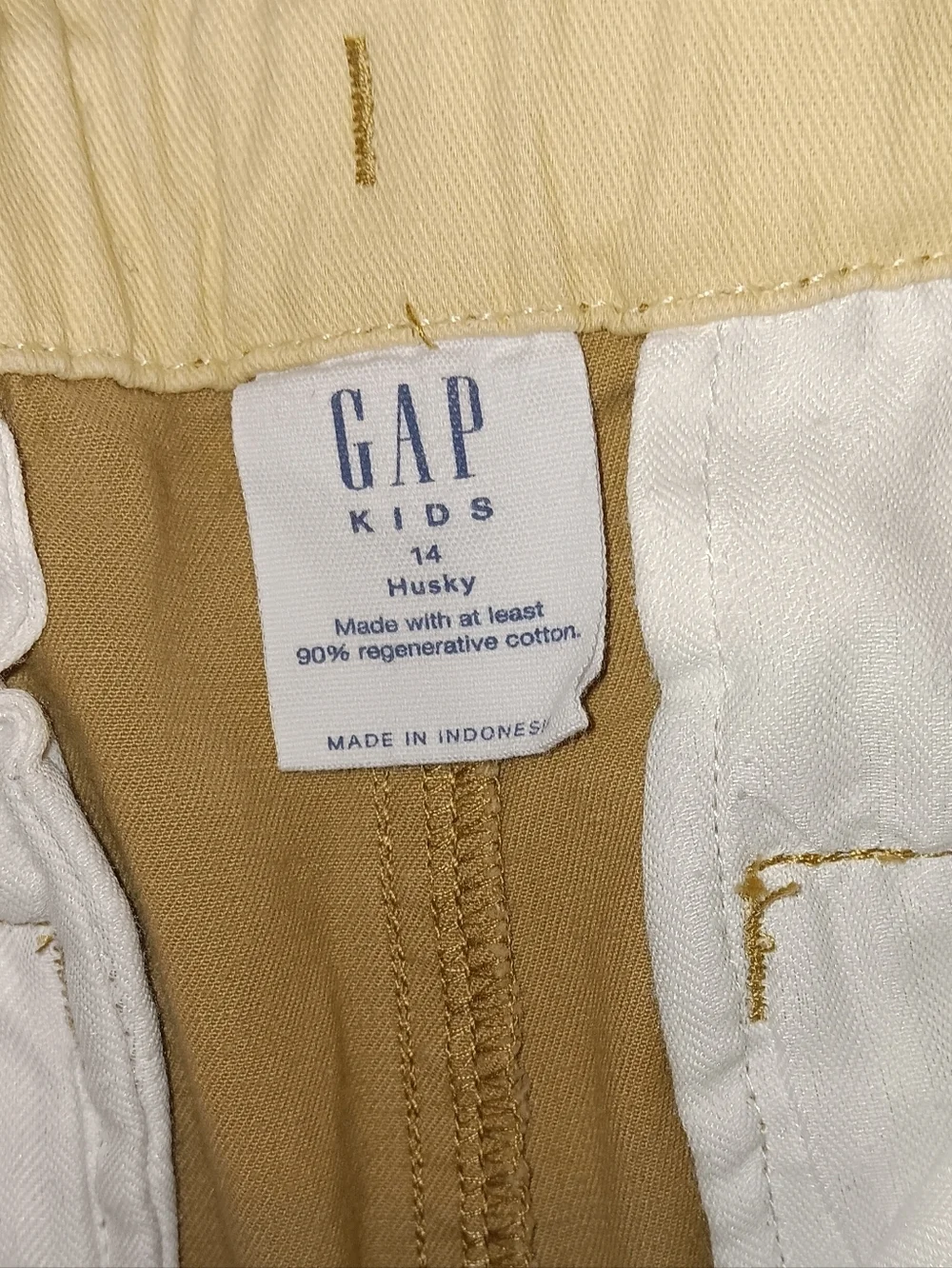 Gap Boys Dress Pants Khaki 14 Husky